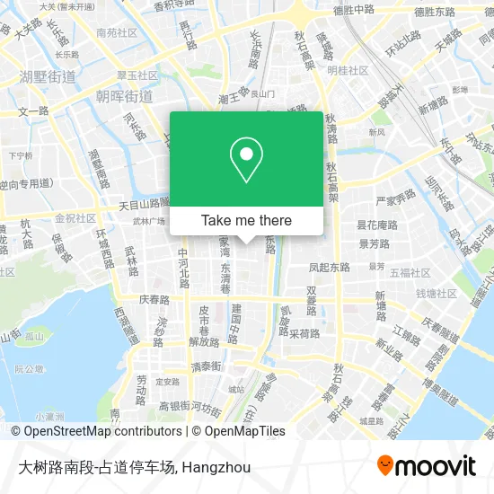 大树路南段-占道停车场 map
