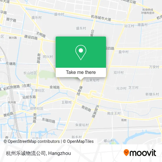杭州乐诚物流公司 map