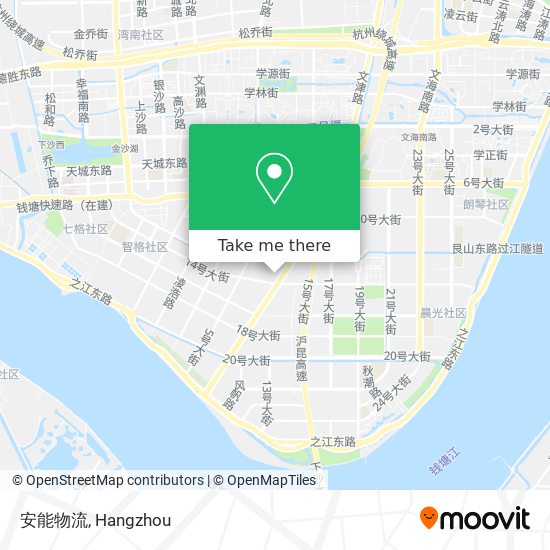 安能物流 map