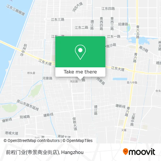 前程门业(帝景商业街店) map