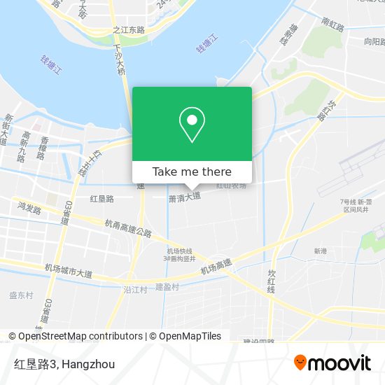 红垦路3 map