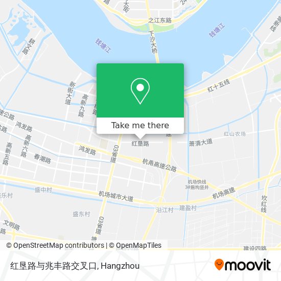 红垦路与兆丰路交叉口 map