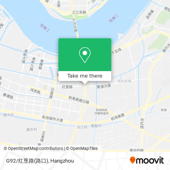 G92/红垦路(路口) map