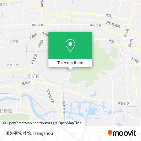 川娇家常菜馆 map