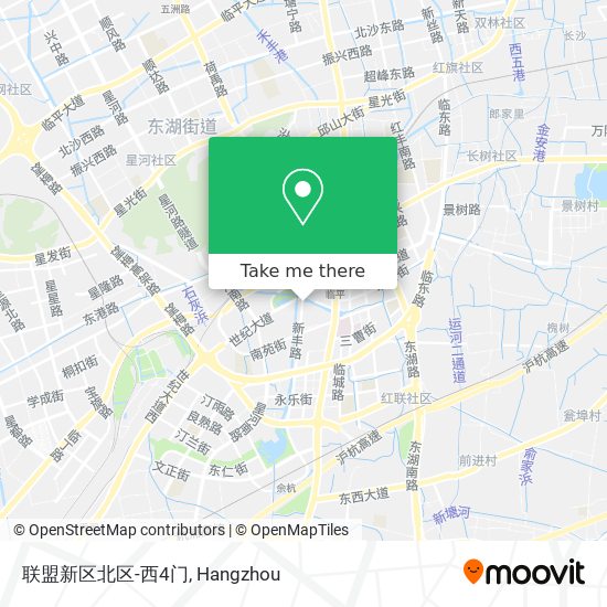 联盟新区北区-西4门 map