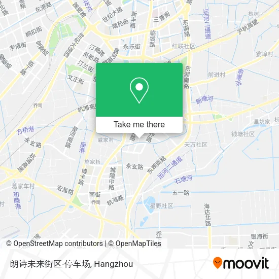 朗诗未来街区-停车场 map