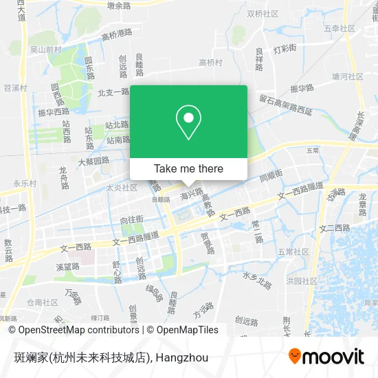 斑斓家(杭州未来科技城店) map