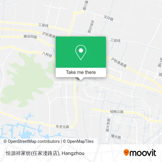 恒源祥家纺(任家溇路店) map