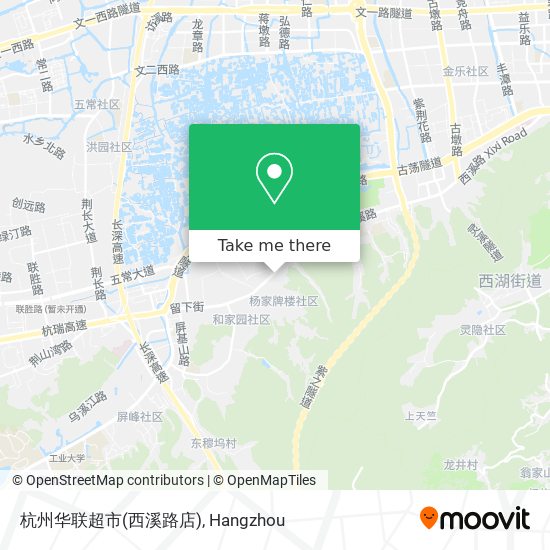 杭州华联超市(西溪路店) map