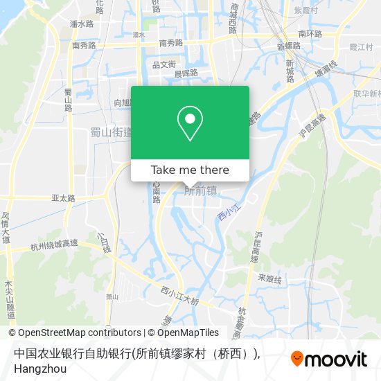 中国农业银行自助银行(所前镇缪家村（桥西）) map
