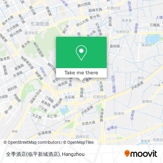 全季酒店(临平新城酒店) map