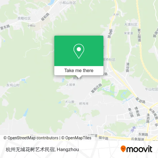杭州无城花树艺术民宿 map