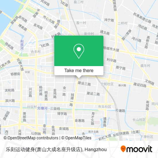 乐刻运动健身(萧山大成名座升级店) map