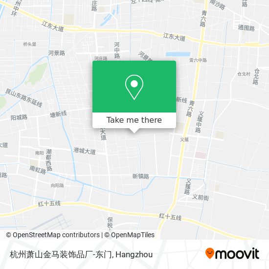 杭州萧山金马装饰品厂-东门 map
