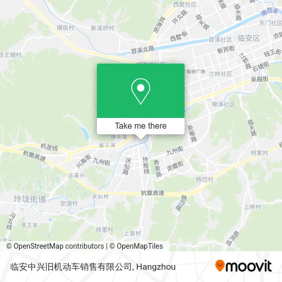 临安中兴旧机动车销售有限公司 map