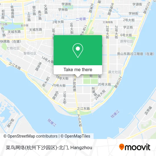 菜鸟网络(杭州下沙园区)-北门 map