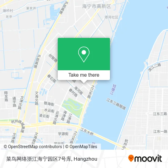 菜鸟网络浙江海宁园区7号库 map