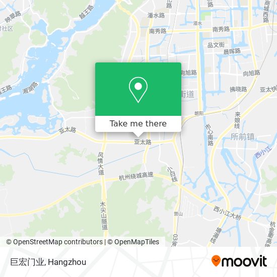 巨宏门业 map