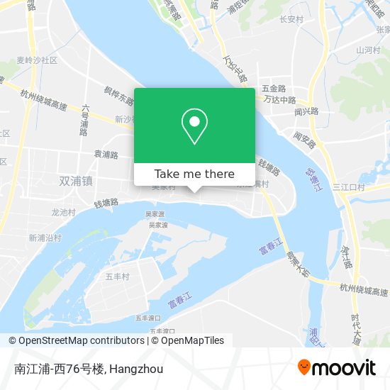 南江浦-西76号楼 map
