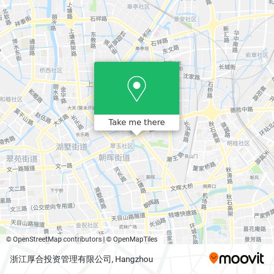 浙江厚合投资管理有限公司 map