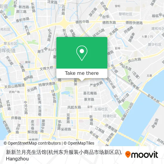 新新兰月亮生活馆(杭州东升服装小商品市场新区店) map