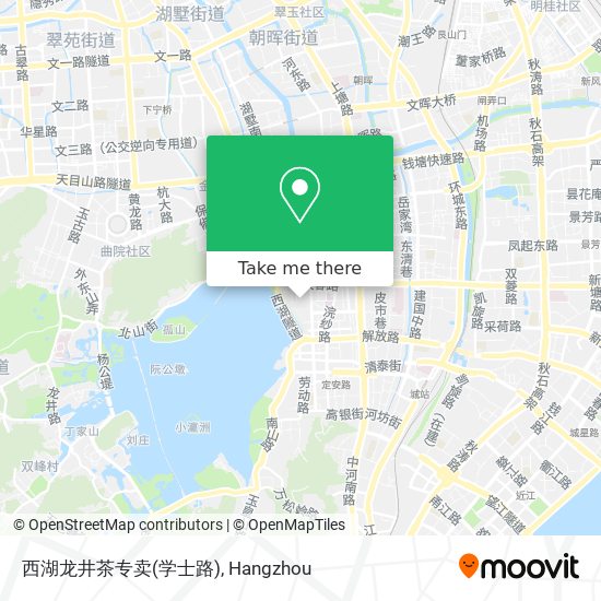 西湖龙井茶专卖(学士路) map