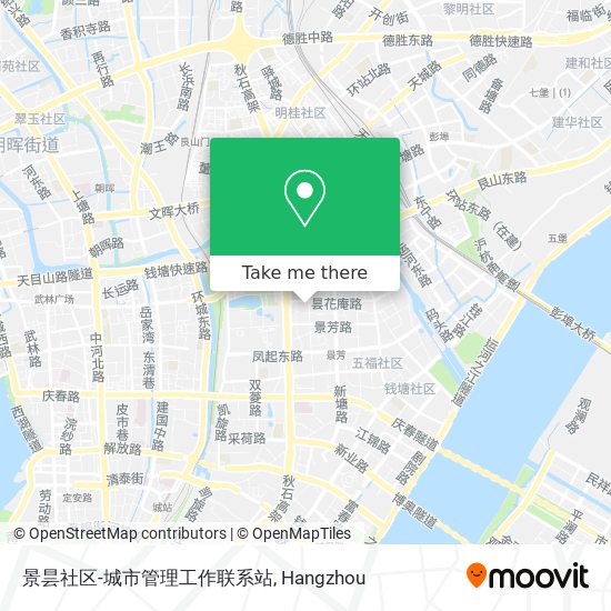 景昙社区-城市管理工作联系站 map