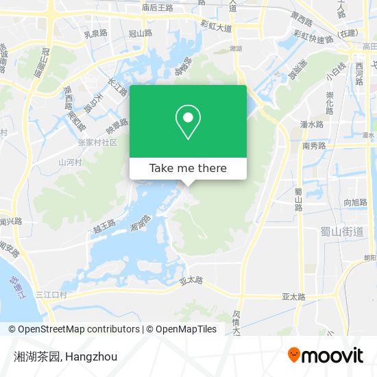 湘湖茶园 map