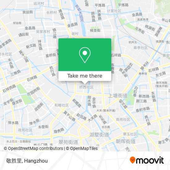 敬胜里 map