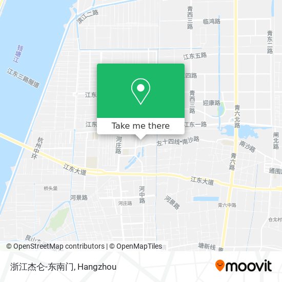 浙江杰仑-东南门 map