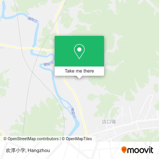欢潭小学 map