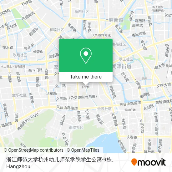 浙江师范大学杭州幼儿师范学院学生公寓-9栋 map