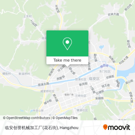临安创誉机械加工厂(花石街) map