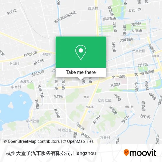 杭州大盒子汽车服务有限公司 map