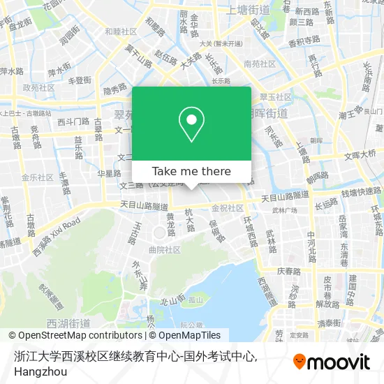 浙江大学西溪校区继续教育中心-国外考试中心 map