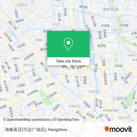 渔服装店(万达广场店) map
