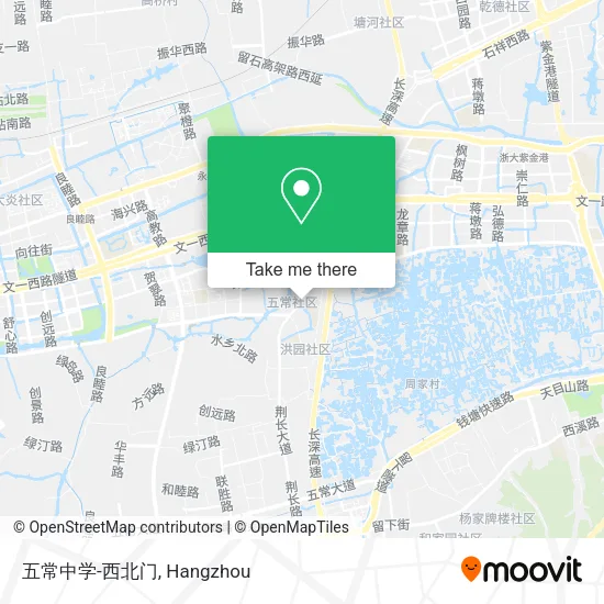 五常中学-西北门 map