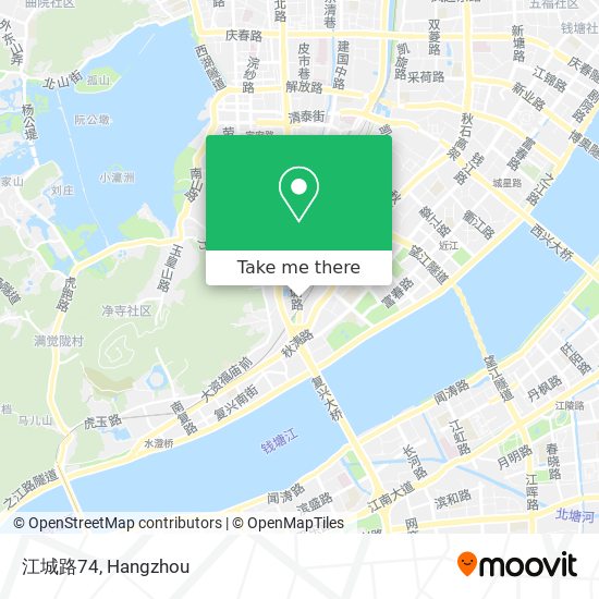 江城路74 map