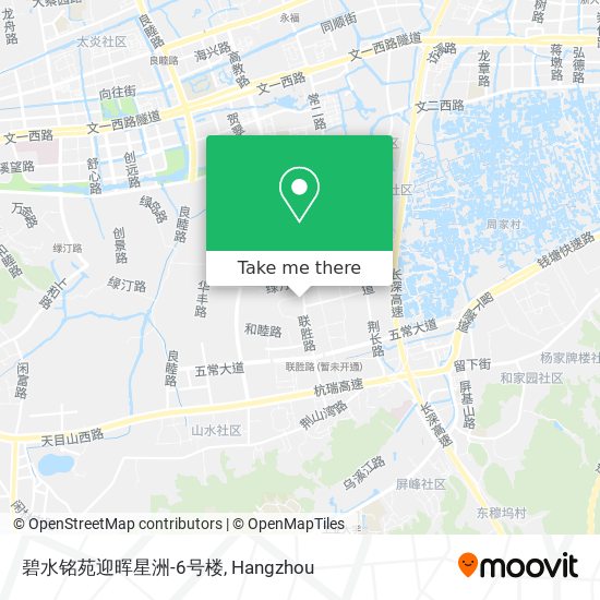 碧水铭苑迎晖星洲-6号楼 map