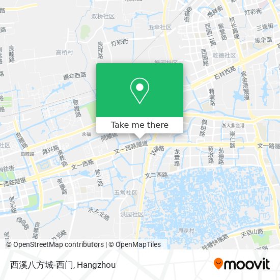 西溪八方城-西门 map