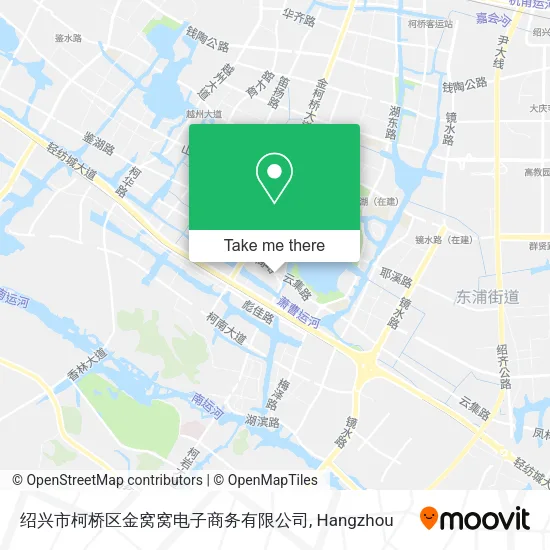 绍兴市柯桥区金窝窝电子商务有限公司 map