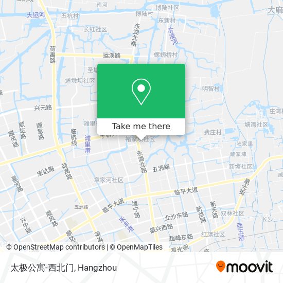 太极公寓-西北门 map