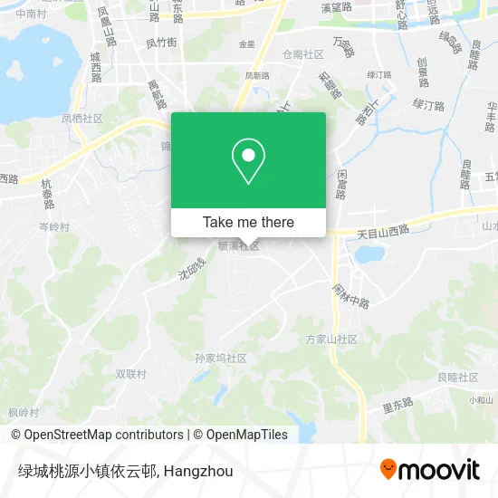 绿城桃源小镇依云邨 map