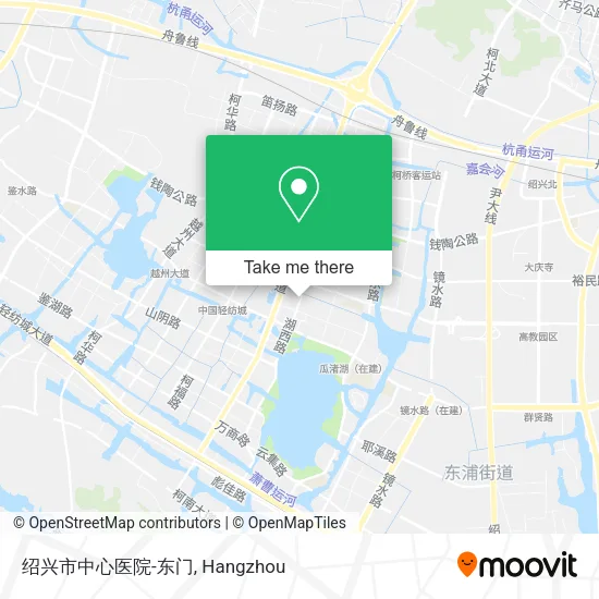 绍兴市中心医院-东门 map