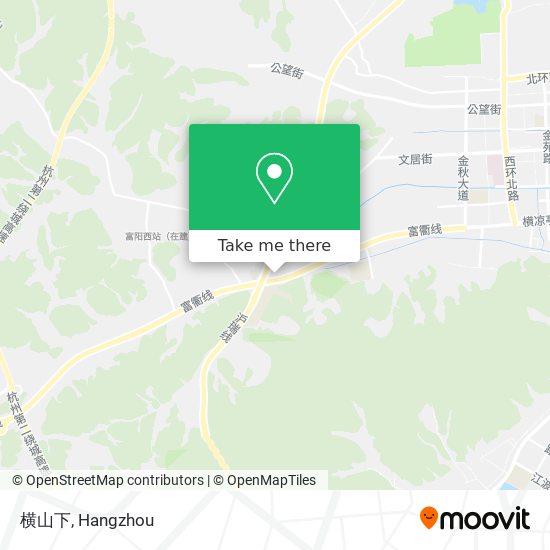 横山下 map