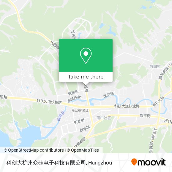 科创大杭州众硅电子科技有限公司 map