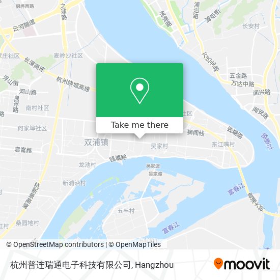 杭州普连瑞通电子科技有限公司 map
