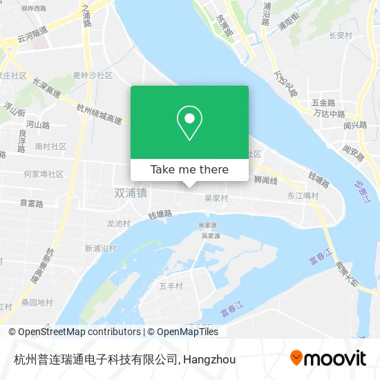 杭州普连瑞通电子科技有限公司 map