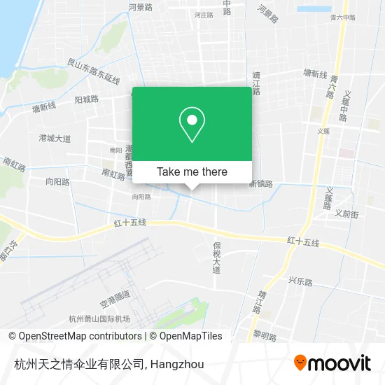 杭州天之情伞业有限公司 map