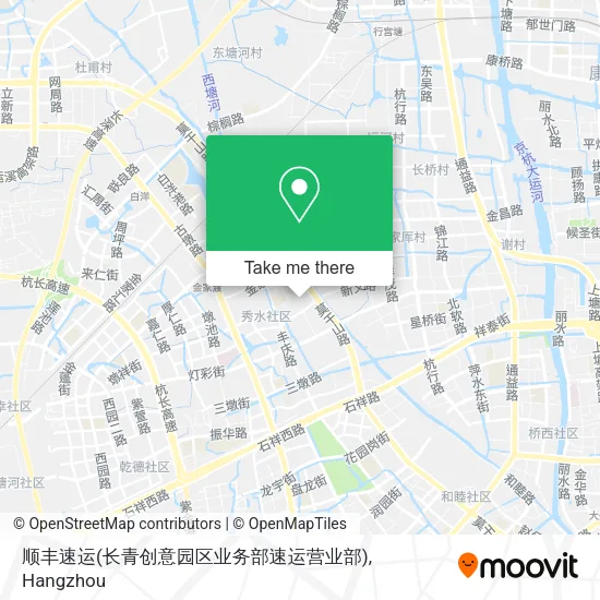 顺丰速运(长青创意园区业务部速运营业部) map